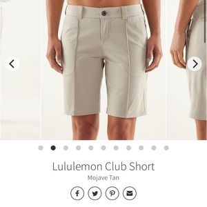 Lululemon Club Shorts ll